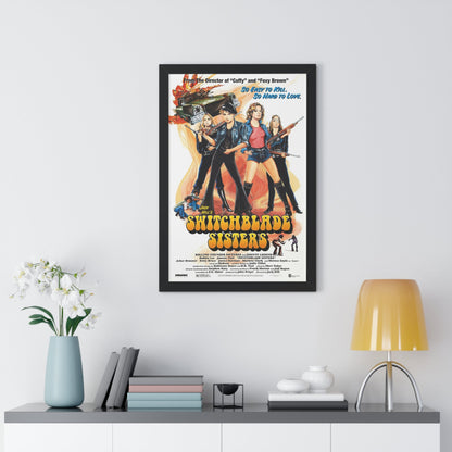 SWITCHBLADE SISTERS 1975 - Framed Movie Poster-The Sticker Space