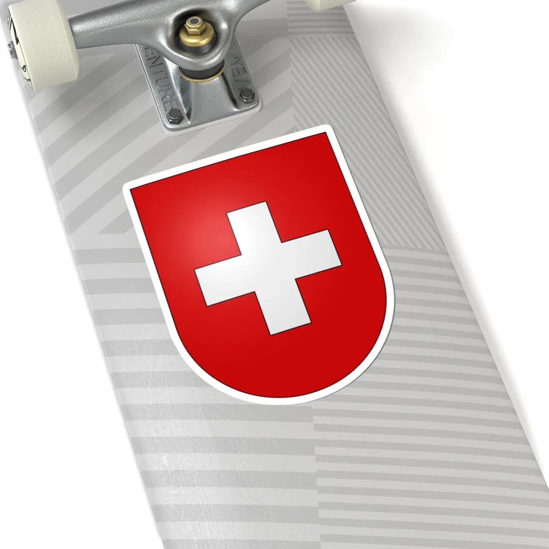 Switzerland-coat of arms (Switzerland) (Coat of Arms) STICKER Vinyl Kiss-Cut Decal - The Sticker Space