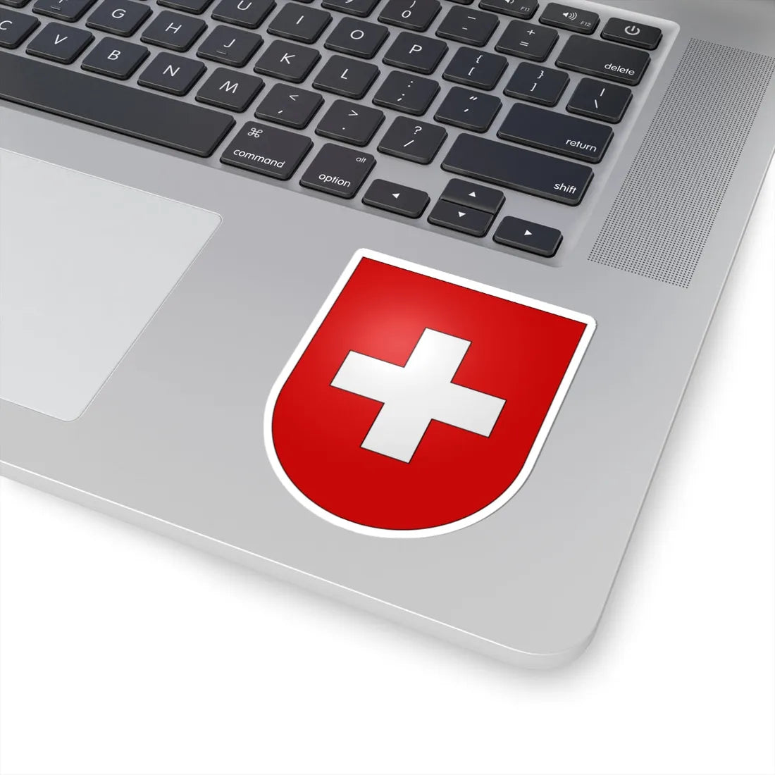 Switzerland-coat of arms (Switzerland) (Coat of Arms) STICKER Vinyl Kiss-Cut Decal - The Sticker Space