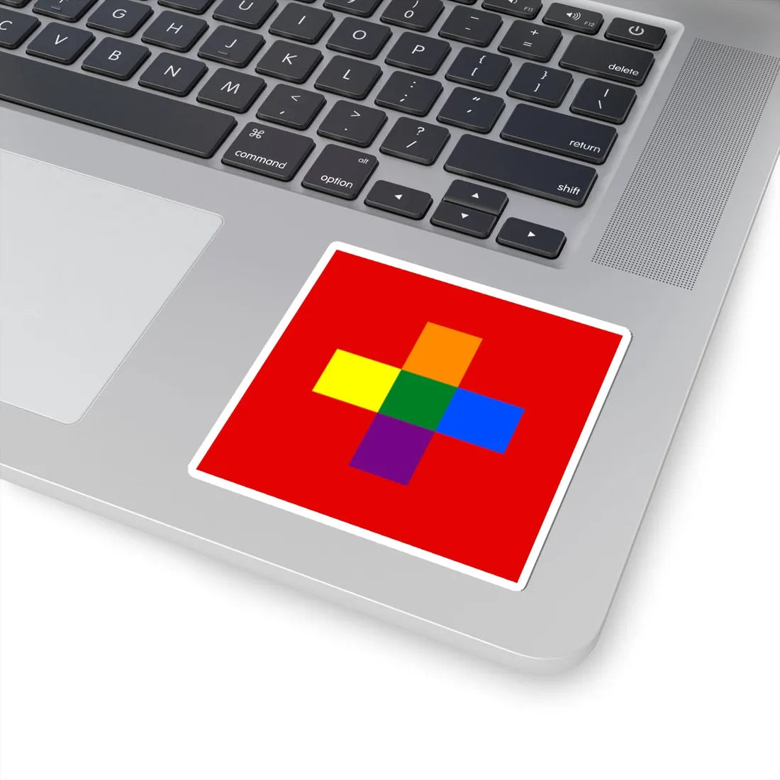 Switzerland Gay flag (Switzerland) STICKER Vinyl Kiss-Cut Decal - The Sticker Space