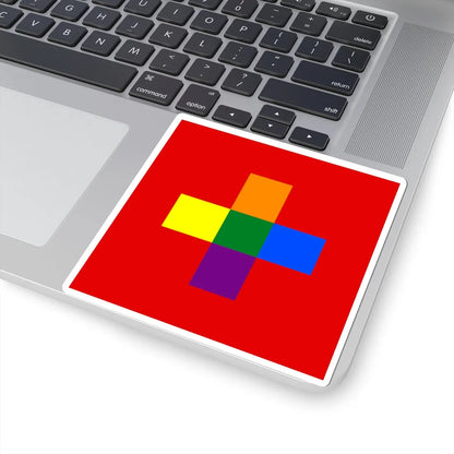 Switzerland Gay flag (Switzerland) STICKER Vinyl Kiss-Cut Decal - The Sticker Space