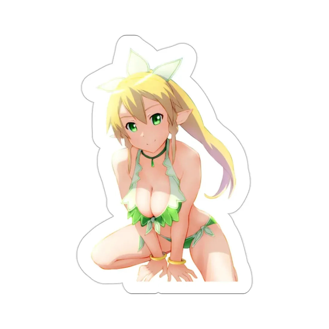 Sword Art Online - Leafa v3 (Anime/Ecchi/Waifu) STICKER Vinyl Die-Cut Decal 2 Inch - The Sticker Space