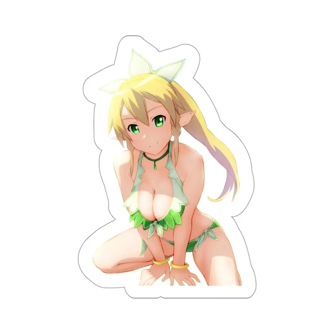 Sword Art Online - Leafa v3 (Anime/Ecchi/Waifu) STICKER Vinyl Die-Cut Decal 3 Inch - The Sticker Space