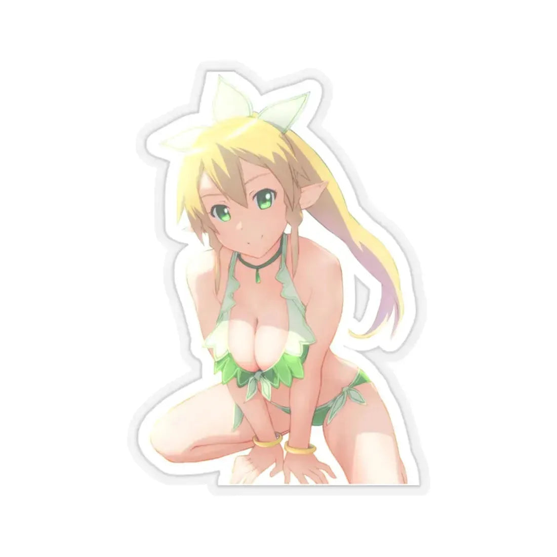 Sword Art Online Lyfa Kirigaya Suguha 21 (Anime/Ecchi) STICKER Vinyl Kiss-Cut Decal 4 Inch Transparent - The Sticker Space