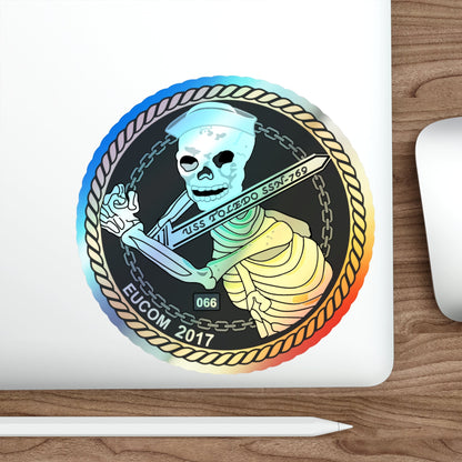 Sword of Freedom Skeleton SSN 769 (U.S. Navy) Holographic STICKER Die-Cut Vinyl Decal-The Sticker Space