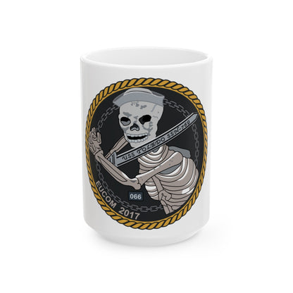 Sword of Freedom Skeleton SSN 769 (U.S. Navy) White Coffee Mug-15oz-The Sticker Space