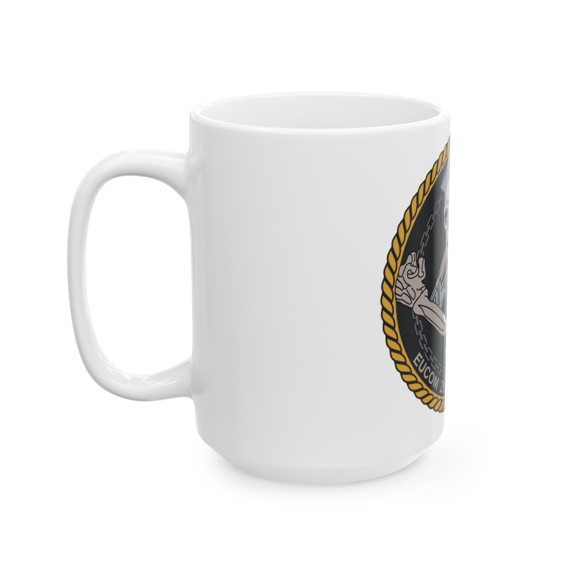 Sword of Freedom Skeleton SSN 769 (U.S. Navy) White Coffee Mug-The Sticker Space