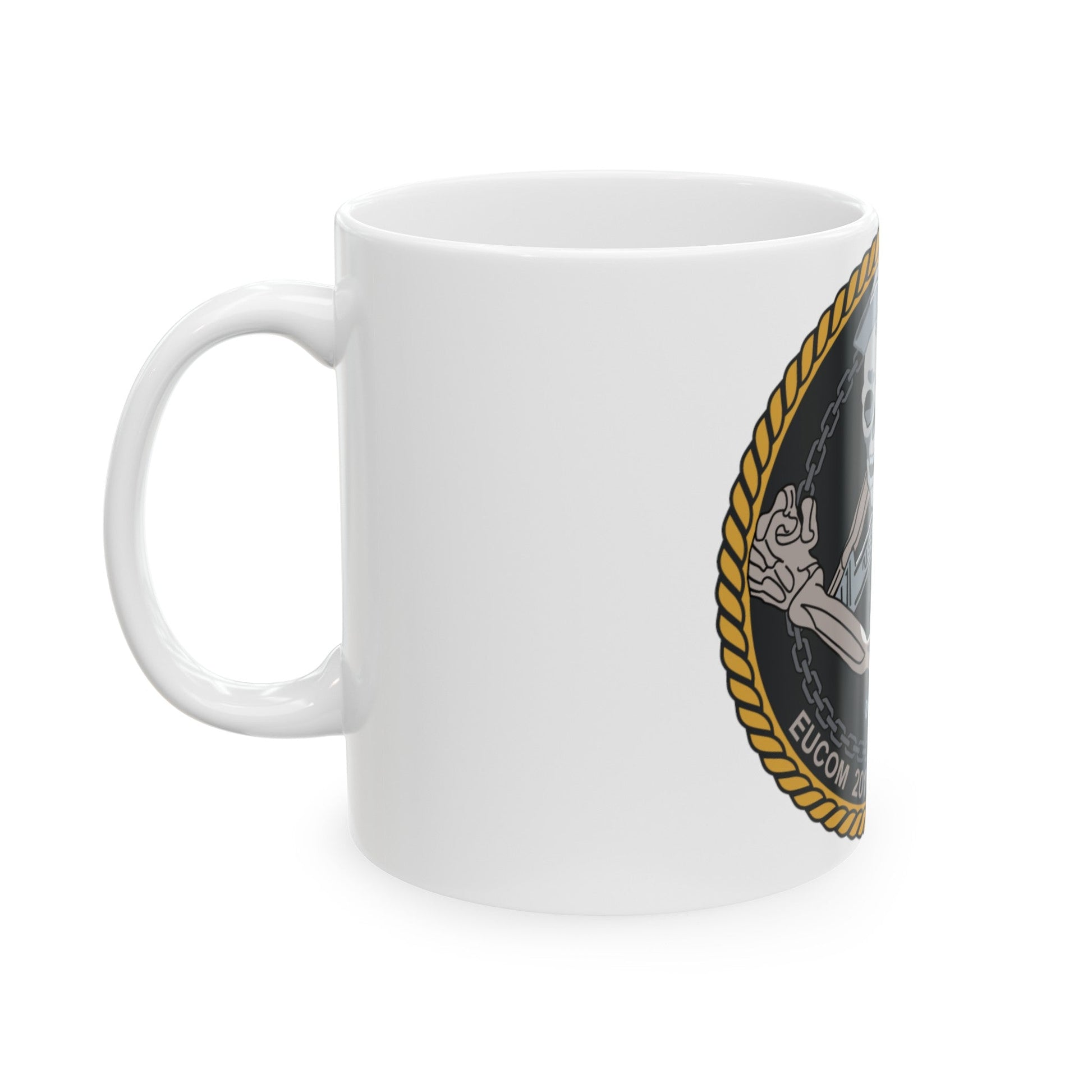 Sword of Freedom Skeleton SSN 769 (U.S. Navy) White Coffee Mug-The Sticker Space