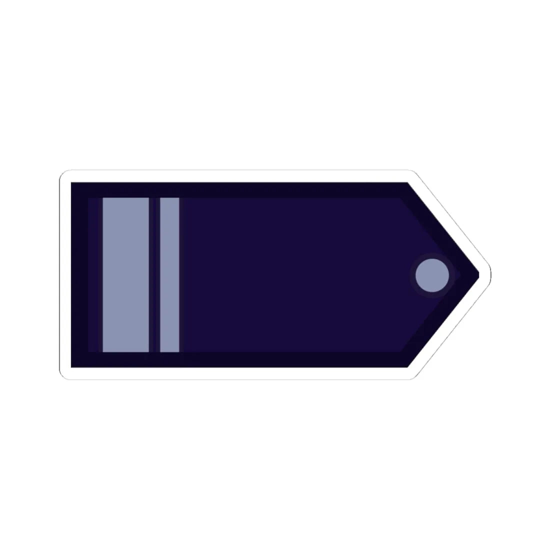 SX FAA (Argentina) (Military Rank) STICKER Vinyl Kiss-Cut Decal 4 Inch White - The Sticker Space