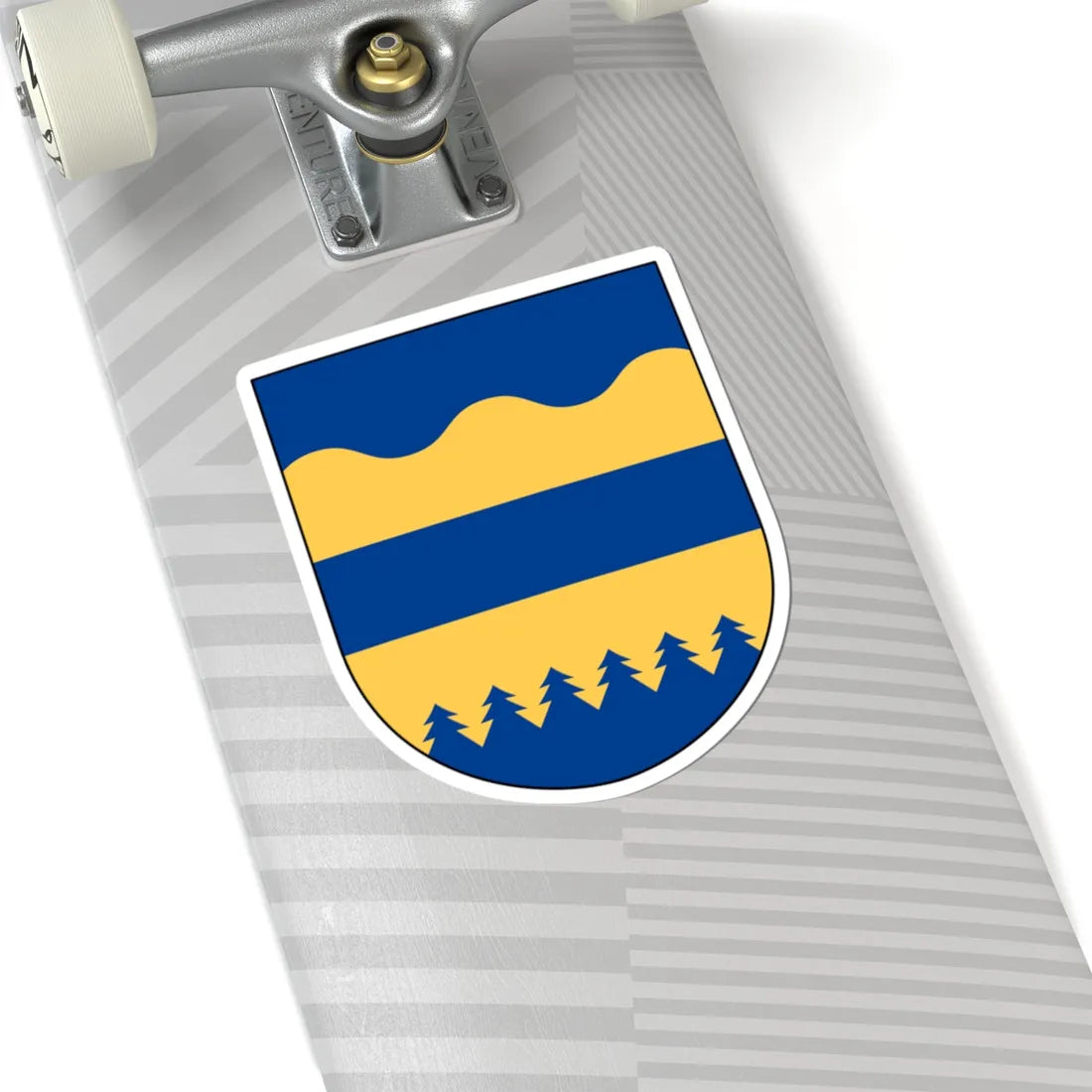 Sya församling vapen (Sweden) (Coat of Arms) STICKER Vinyl Kiss-Cut Decal - The Sticker Space