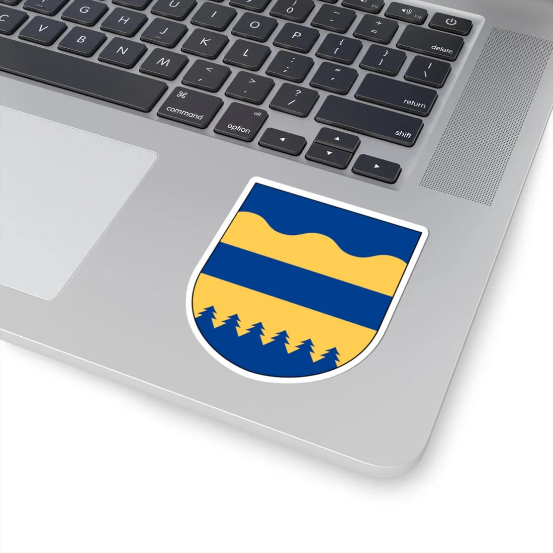 Sya församling vapen (Sweden) (Coat of Arms) STICKER Vinyl Kiss-Cut Decal - The Sticker Space