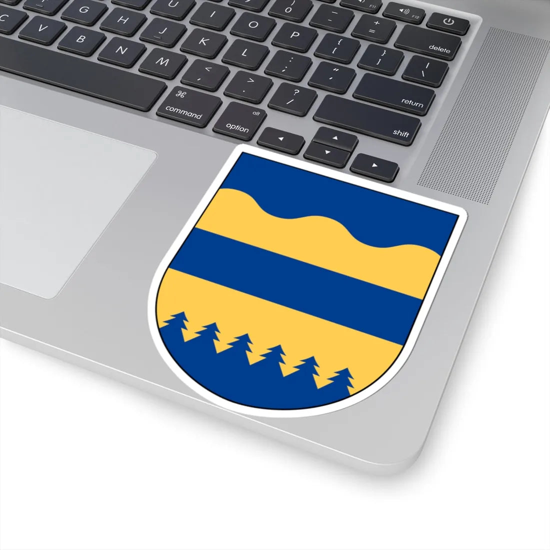 Sya församling vapen (Sweden) (Coat of Arms) STICKER Vinyl Kiss-Cut Decal - The Sticker Space