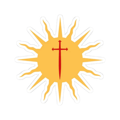 Symbol of Santiago del Estero (Argentina) STICKER Vinyl Kiss-Cut Decal 4 Inch White - The Sticker Space