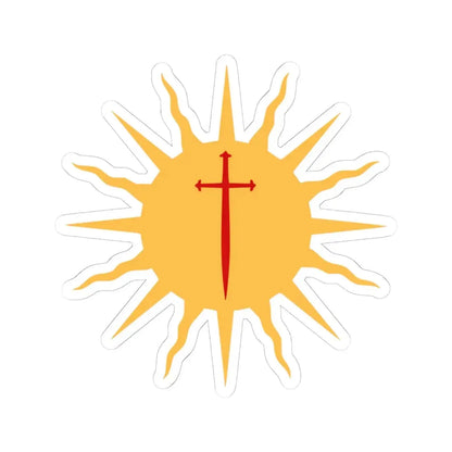 Symbol of Santiago del Estero (Argentina) STICKER Vinyl Kiss-Cut Decal 6 Inch White - The Sticker Space