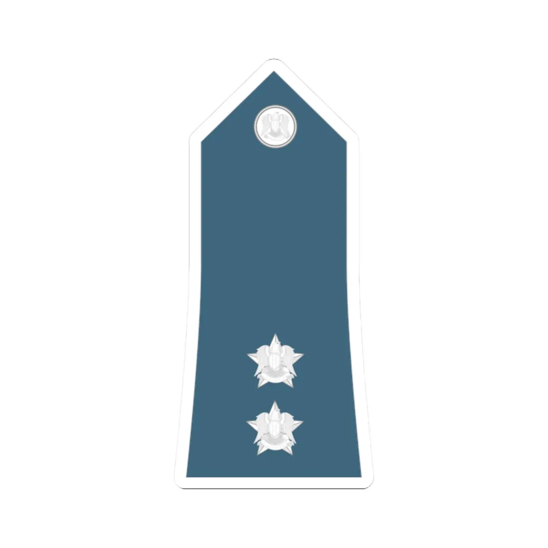 Syria Air Force   OF01b (Syria) (Military Rank) STICKER Vinyl Kiss-Cut Decal 2 Inch White - The Sticker Space