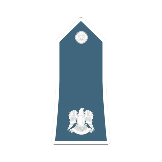 Syria Air Force   OF03 (Syria) (Military Rank) STICKER Vinyl Kiss-Cut Decal 2 Inch White - The Sticker Space