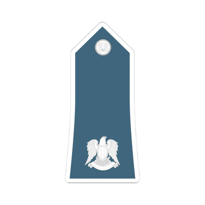 Syria Air Force   OF03 (Syria) (Military Rank) STICKER Vinyl Kiss-Cut Decal 4 Inch White - The Sticker Space