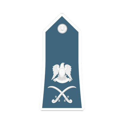 Syria Air Force   OF07 (Syria) (Military Rank) STICKER Vinyl Kiss-Cut Decal 2 Inch White - The Sticker Space
