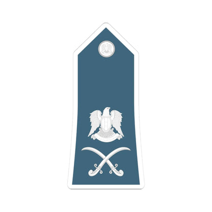 Syria Air Force   OF07 (Syria) (Military Rank) STICKER Vinyl Kiss-Cut Decal 3 Inch White - The Sticker Space