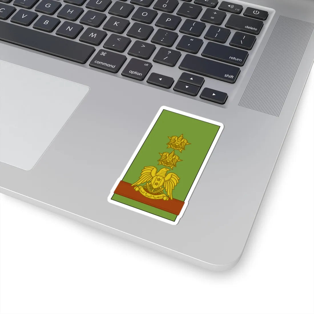 Syria Army Aqid (Syria) (Military Rank) STICKER Vinyl Kiss-Cut Decal - The Sticker Space