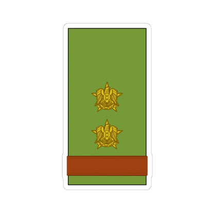 Syria Army Mulazim Awwal (Syria) (Military Rank) STICKER Vinyl Kiss-Cut Decal - The Sticker Space