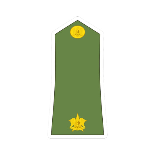 Syria army OF 1a (Syria) (Military Rank) STICKER Vinyl Kiss-Cut Decal 2 Inch White - The Sticker Space