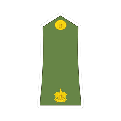 Syria army OF 1a (Syria) (Military Rank) STICKER Vinyl Kiss-Cut Decal 3 Inch White - The Sticker Space