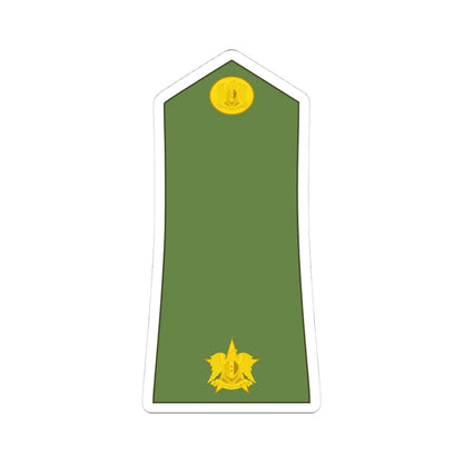 Syria army OF 1a (Syria) (Military Rank) STICKER Vinyl Kiss-Cut Decal 4 Inch White - The Sticker Space
