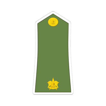 Syria army OF 1a (Syria) (Military Rank) STICKER Vinyl Kiss-Cut Decal 6 Inch White - The Sticker Space