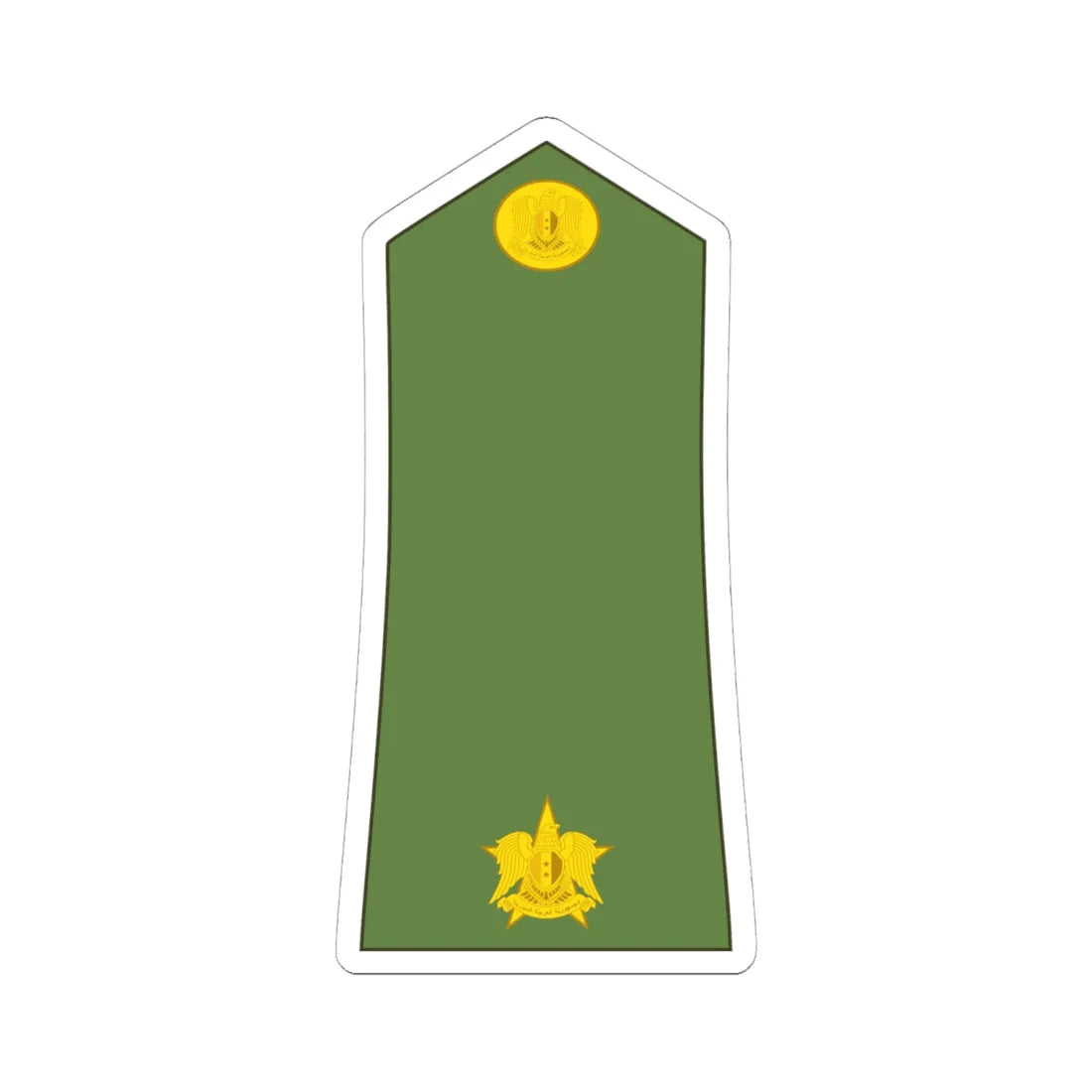 Syria army OF 1a (Syria) (Military Rank) STICKER Vinyl Kiss-Cut Decal - The Sticker Space
