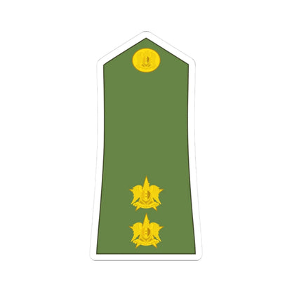 Syria army OF 1b (Syria) (Military Rank) STICKER Vinyl Kiss-Cut Decal 3 Inch White - The Sticker Space