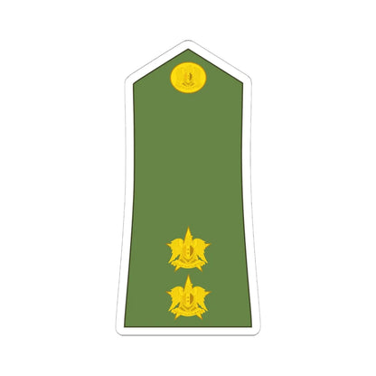 Syria army OF 1b (Syria) (Military Rank) STICKER Vinyl Kiss-Cut Decal 6 Inch White - The Sticker Space