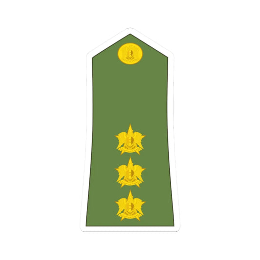 Syria army OF 2 (Syria) (Military Rank) STICKER Vinyl Kiss-Cut Decal 2 Inch White - The Sticker Space