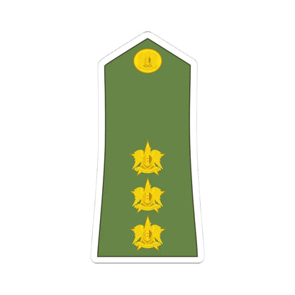 Syria army OF 2 (Syria) (Military Rank) STICKER Vinyl Kiss-Cut Decal 4 Inch White - The Sticker Space