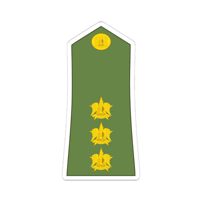 Syria army OF 2 (Syria) (Military Rank) STICKER Vinyl Kiss-Cut Decal 6 Inch White - The Sticker Space