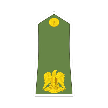 Syria army OF 3 (Syria) (Military Rank) STICKER Vinyl Kiss-Cut Decal 2 Inch White - The Sticker Space