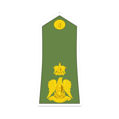 Syria army OF 4 (Syria) (Military Rank) STICKER Vinyl Kiss-Cut Decal 2 Inch White - The Sticker Space