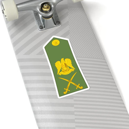 Syria army OF 7 (Syria) (Military Rank) STICKER Vinyl Kiss-Cut Decal - The Sticker Space