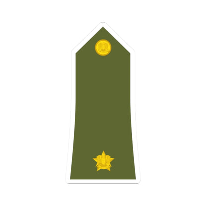 Syria Army   OF01a (Syria) (Military Rank) STICKER Vinyl Kiss-Cut Decal 2 Inch White - The Sticker Space