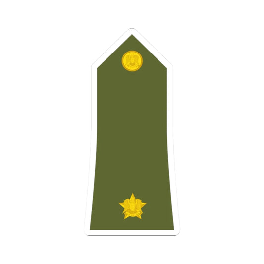 Syria Army   OF01a (Syria) (Military Rank) STICKER Vinyl Kiss-Cut Decal 2 Inch White - The Sticker Space