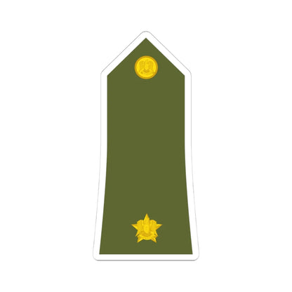 Syria Army   OF01a (Syria) (Military Rank) STICKER Vinyl Kiss-Cut Decal 4 Inch White - The Sticker Space