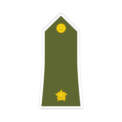 Syria Army   OF01a (Syria) (Military Rank) STICKER Vinyl Kiss-Cut Decal 6 Inch White - The Sticker Space