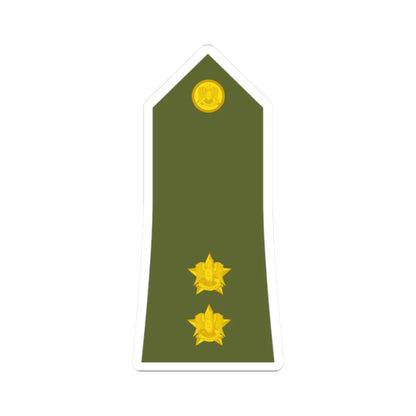 Syria Army   OF01b (Syria) (Military Rank) STICKER Vinyl Kiss-Cut Decal 2 Inch White - The Sticker Space