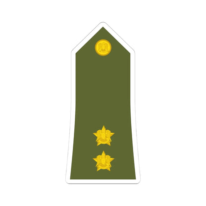 Syria Army   OF01b (Syria) (Military Rank) STICKER Vinyl Kiss-Cut Decal 4 Inch White - The Sticker Space