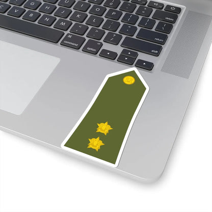 Syria Army   OF01b (Syria) (Military Rank) STICKER Vinyl Kiss-Cut Decal - The Sticker Space