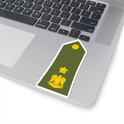 Syria Army   OF04 (Syria) (Military Rank) STICKER Vinyl Kiss-Cut Decal - The Sticker Space