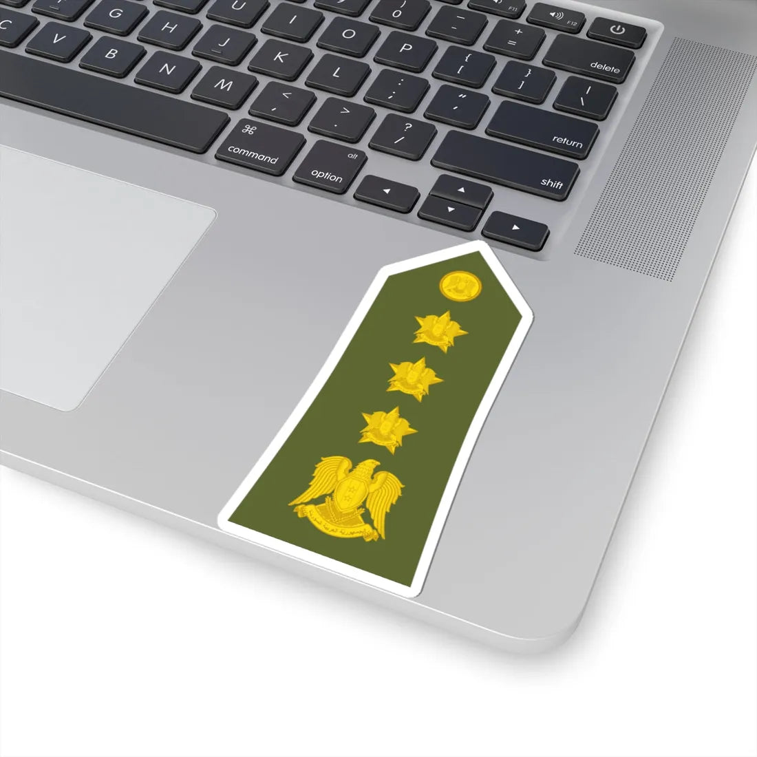 Syria Army   OF06 (Syria) (Military Rank) STICKER Vinyl Kiss-Cut Decal - The Sticker Space