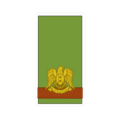 Syria Army Raid (Syria) (Military Rank) STICKER Vinyl Kiss-Cut Decal 2 Inch White - The Sticker Space