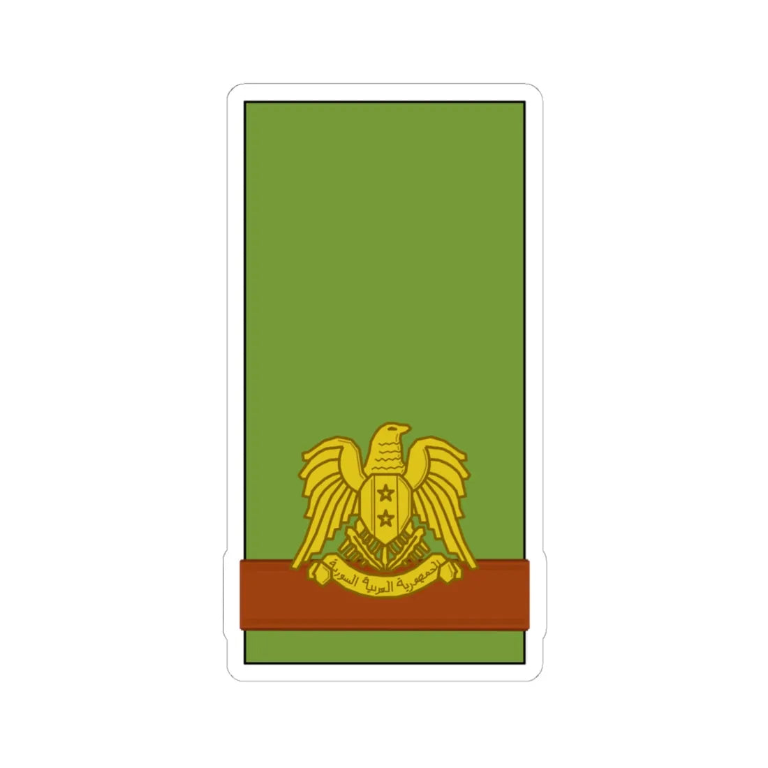 Syria Army Raid (Syria) (Military Rank) STICKER Vinyl Kiss-Cut Decal 6 Inch White - The Sticker Space