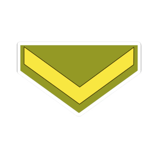 Syria Jundi Awwal (Syria) (Military Rank) STICKER Vinyl Kiss-Cut Decal 2 Inch White - The Sticker Space